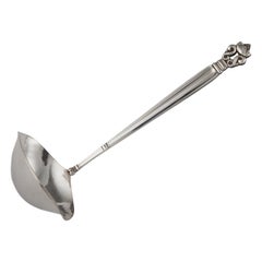 Georg Jensen Acorn Sterling Silver Gravy Ladle 153