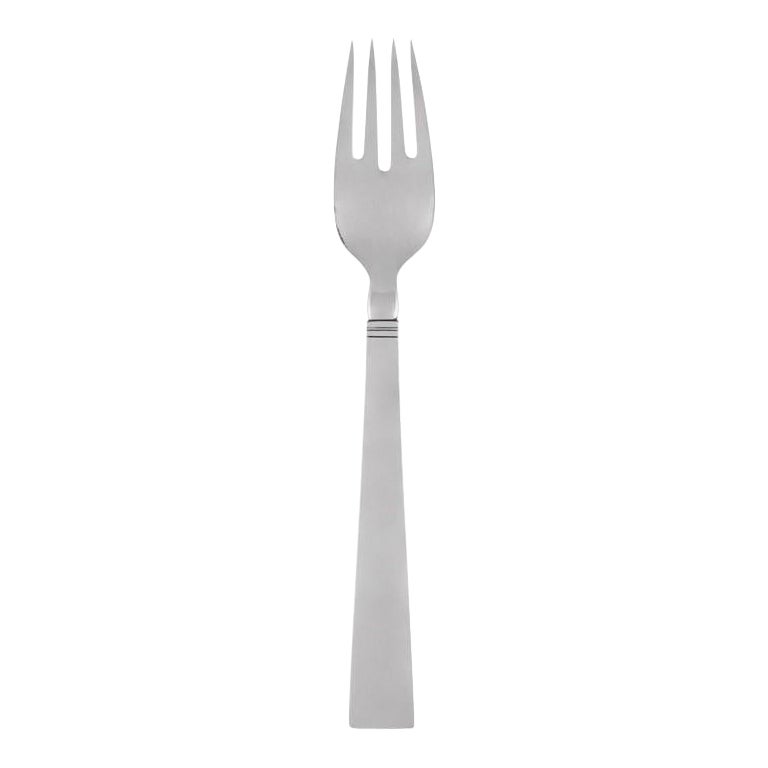 Georg Jensen Acadia Sterling Silver Fish Fork 061 For Sale