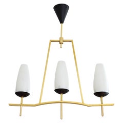 Used Lunel French Mid-Century Chandelier, 1950s
