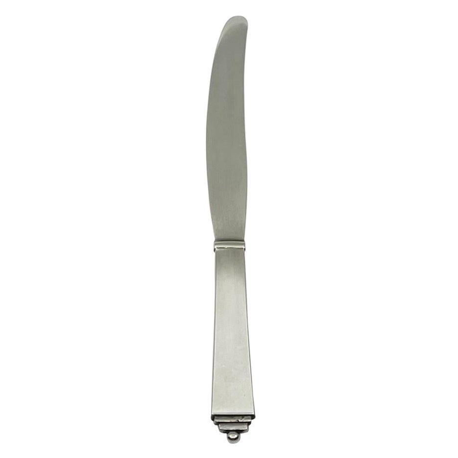 Georg Jensen Sterling Silver Pyramid Fruit/Child Knife 045 For Sale