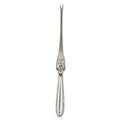 Georg Jensen Akkeleje Sterling Silver Lobster Fork 065