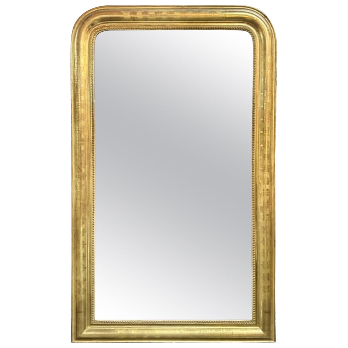 19th Century French Gold Leaf Louis Philippe Mirror