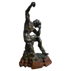 Vintage T. Holmes (American b. 1955) The Victorious Gladiator, Bronze, Signed & Numbered