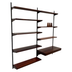Vintage Danish Rosewood 2-Bay Wall Unit by Kai Kristiansen for FM, 1960s