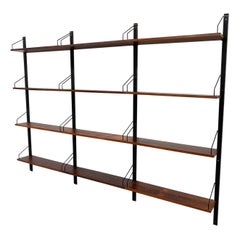 Danish Modern Modular Rosewood Wall Unit by Poul Cadovius for Cado, 1960s