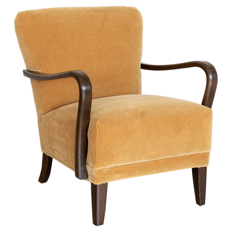 1940's Danish Lounge Chair For Sale