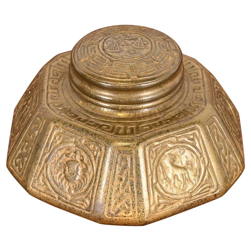 American Indian Inkwell by Tiffany Studios For Sale at 1stDibs ...