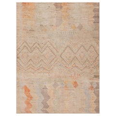 Nazmiyal Collection Primitive Nomadic Modern Area Rug 4'11" x 6'5"