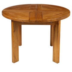 Maison Regain Dining Table in Elm Wood, France, circa 1970