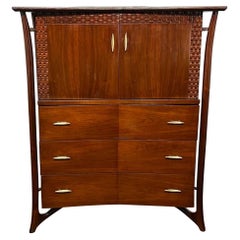 Piet Hein Exoskeleton High Boy Dresser in Mahogany, Circa 1950s