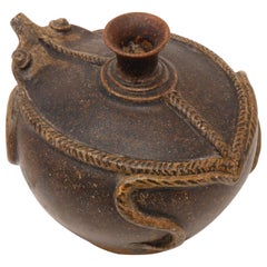 Used Thai Frog Shaped Kendi, Sawankhalok Kilns, Si Satchanalai.