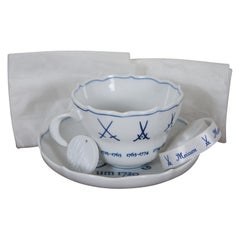 Vintage German Meissen Dresden Historical Logo Marks Tea Coffee Cup & Saucer