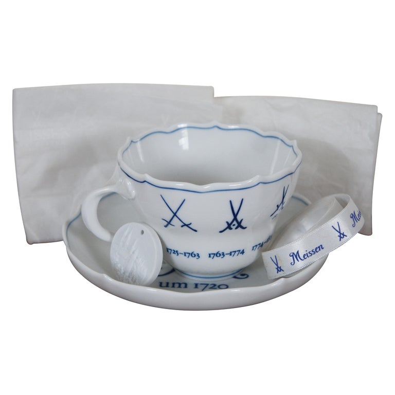 Meissen Tea Cups - 18 For Sale on 1stDibs  meissen cup, meissen tea set  price, meissen porcelain tea cups