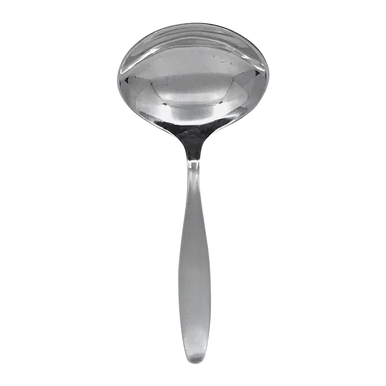 Georg Jensen Cypress Sterling Silver Sugar/Tea Caddy Spoon 171 For Sale