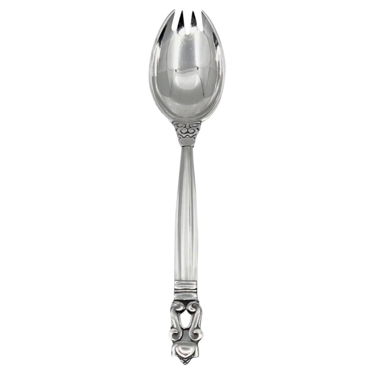 Georg Jensen Acorn Sterling Silver Child fork/Spoon 190