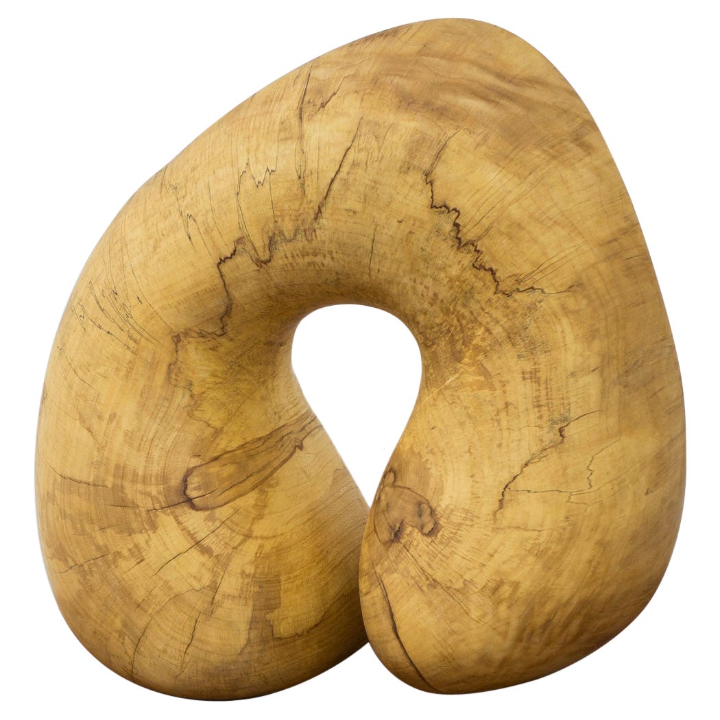 Danish free form sculpture in maple, Denmark, 1950-60s, Organic For Sale