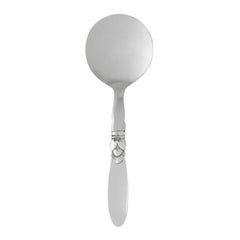 Serveur Cactus en argent sterling avec acier 206 de Georg Jensen