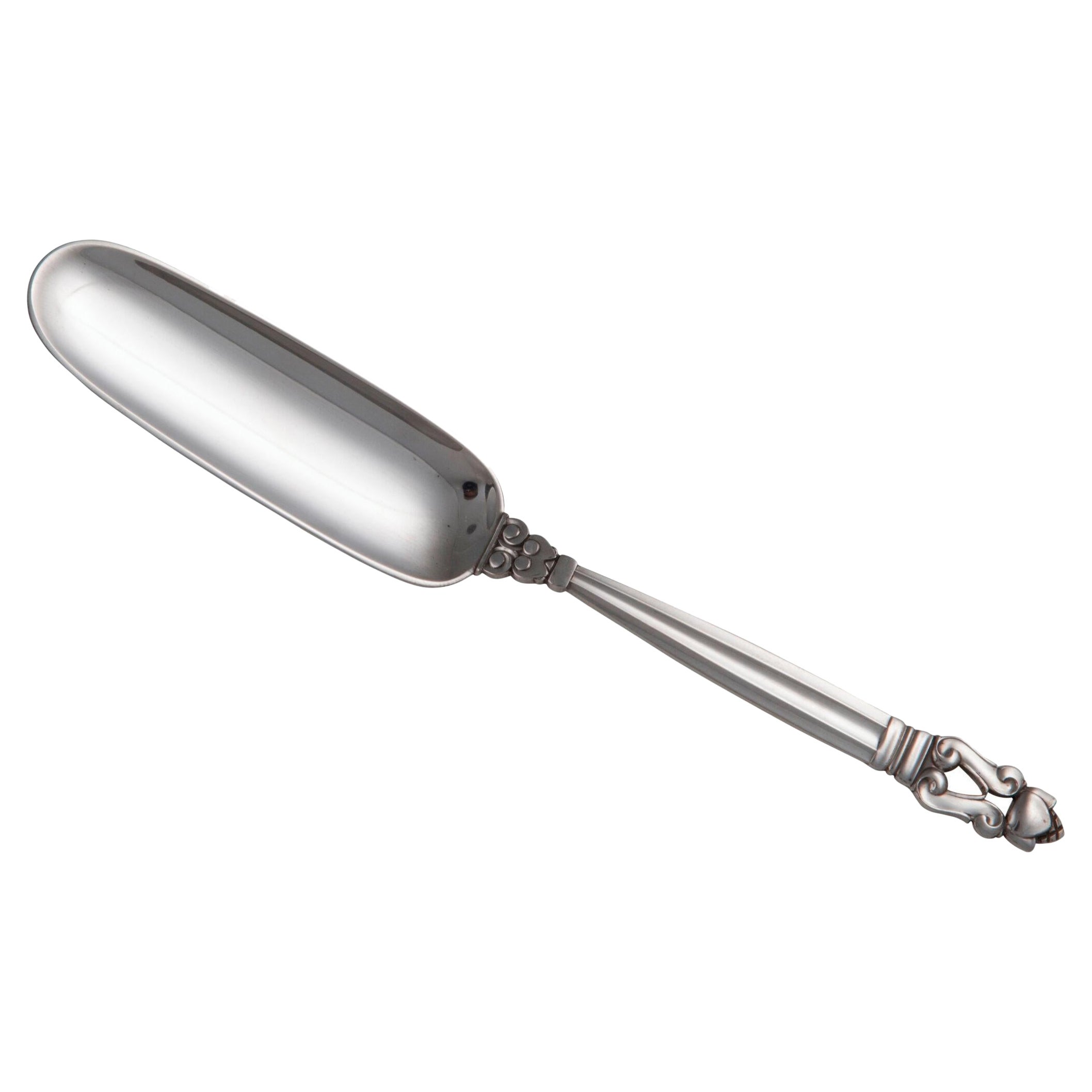 Cuillère à fromage à glands en argent sterling 224 de Georg Jensen