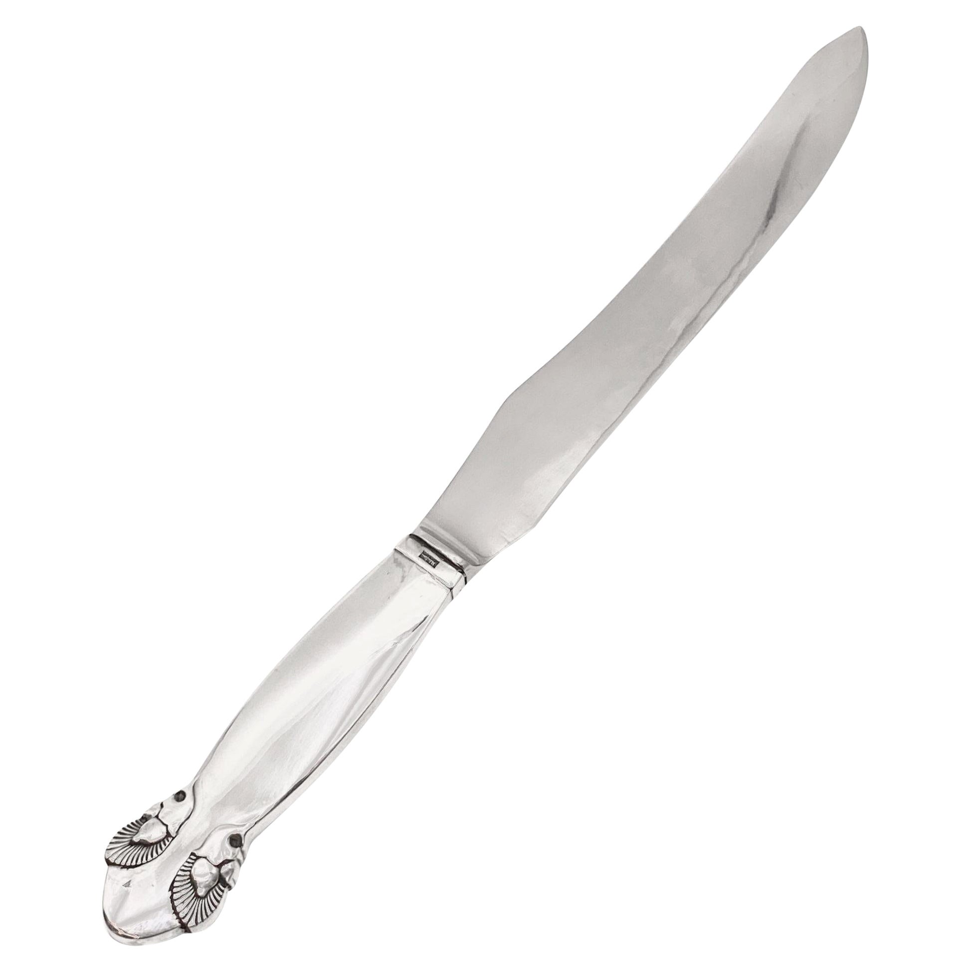Georg Jensen Bittersweet Sterling Silver Carving Knife 241 For Sale