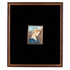 Pair Renaissance Revival Miniature Portraits