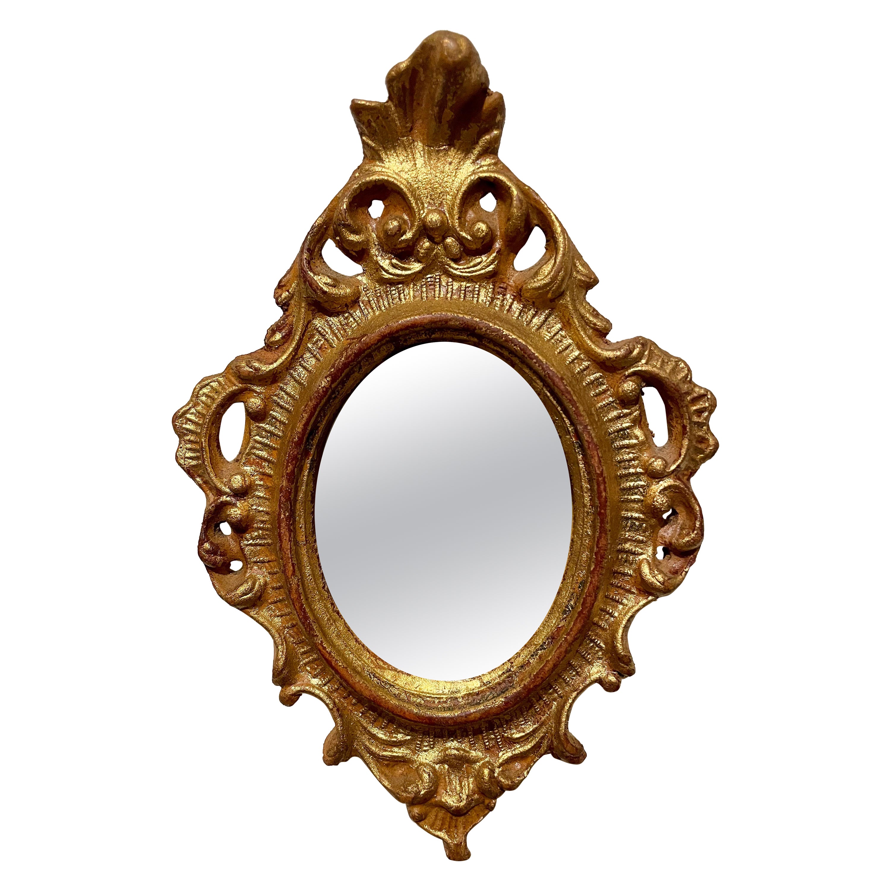 Vintage Giltwood Italian Florentine Mirror 2 For Sale