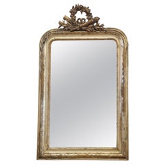 19th Century French Mirror Louis XVI Style Gilded