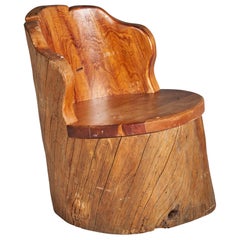 Schwedischer Designer, Beistellstuhl, Holz, Schweden, 1930er Jahre