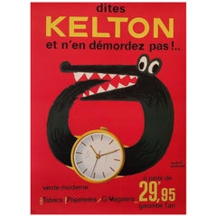 1955 Kelton - Herve Morvan Original Retro Poster