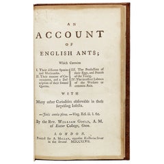 GOULD, William - An Account of English Ants - 1747 - Première édition