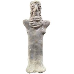 Antique Pottery Figure of Ishtar, Fertility Goddess, Syria