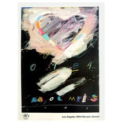 Olimpiadi di Los Angeles del 1984 - Poster d'epoca originale di Raymond Saunders