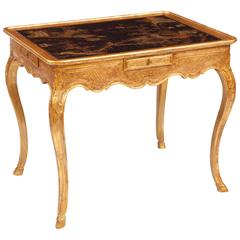 Very Fine and Rare Louis XV Lacquer Top Table