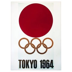 1964 Tokyo Olympic Games Original Vintage Poster