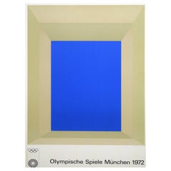 1972 Munich Olympic Games - Josef Albers Original Vintage Poster