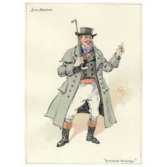 (KYD) - DICKENS - John Browdie (aus Nicholas Nickleby) - ORIGINAL SKETCH