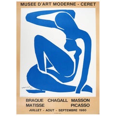 Henri Matisse - Musée d'Art Moderne Ceret 1980 - Affiche vintage originale