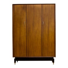 Vintage Mid Century Tola and Black Wardrobe From G Plan, 1950s