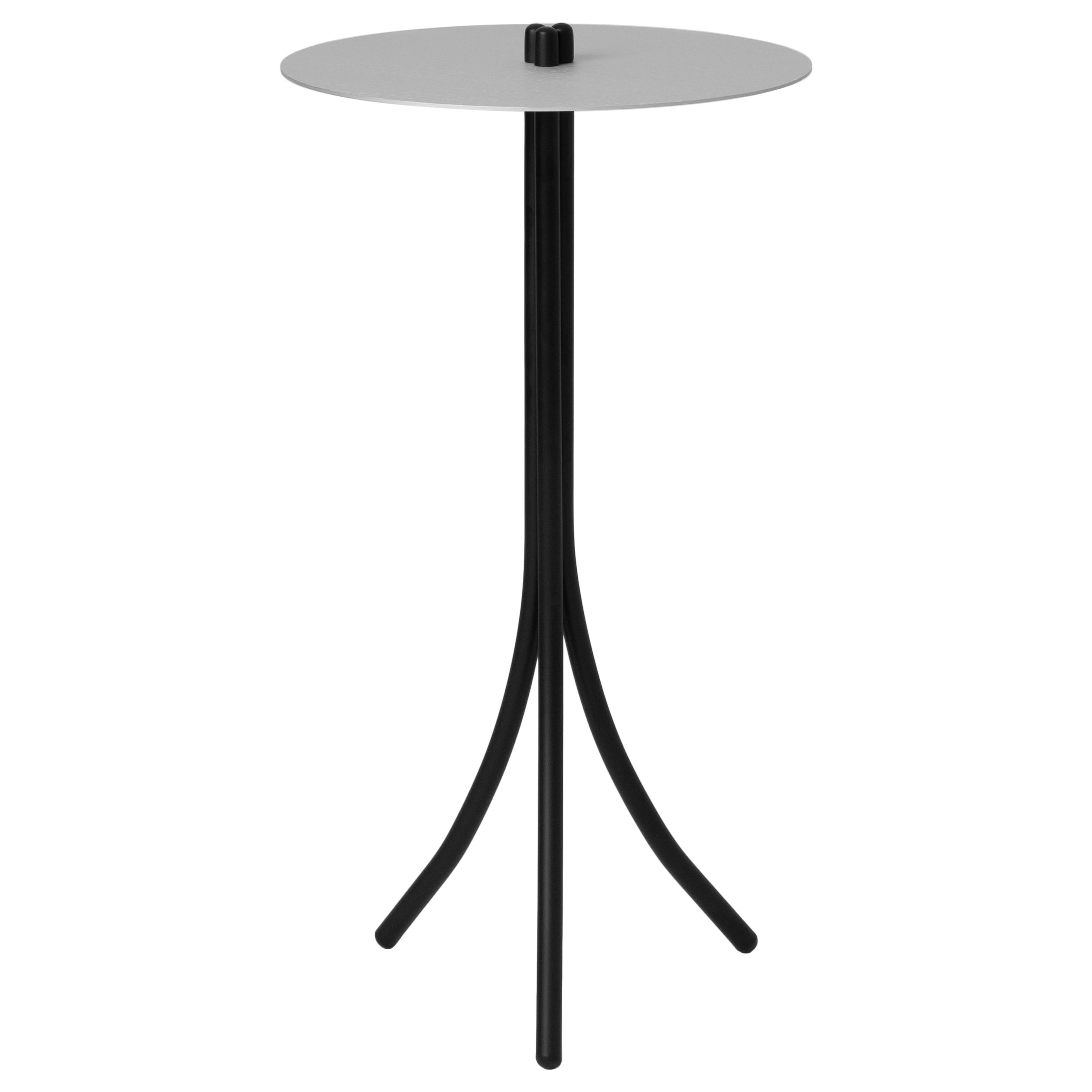 Contemporary Tall Aluminum Side Table "ZEA" by Tótec For Sale