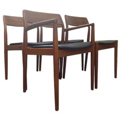 Used Danish Modern Dining Chairs by Jl Moller Set of 4.