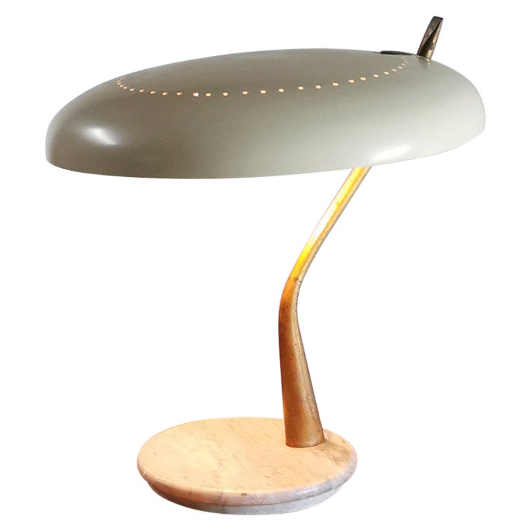 Italian Sculptural Table Lamp By Lumen Milano, 1950's For Sale