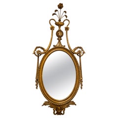 Miroir en bois doré français du 19e siècle