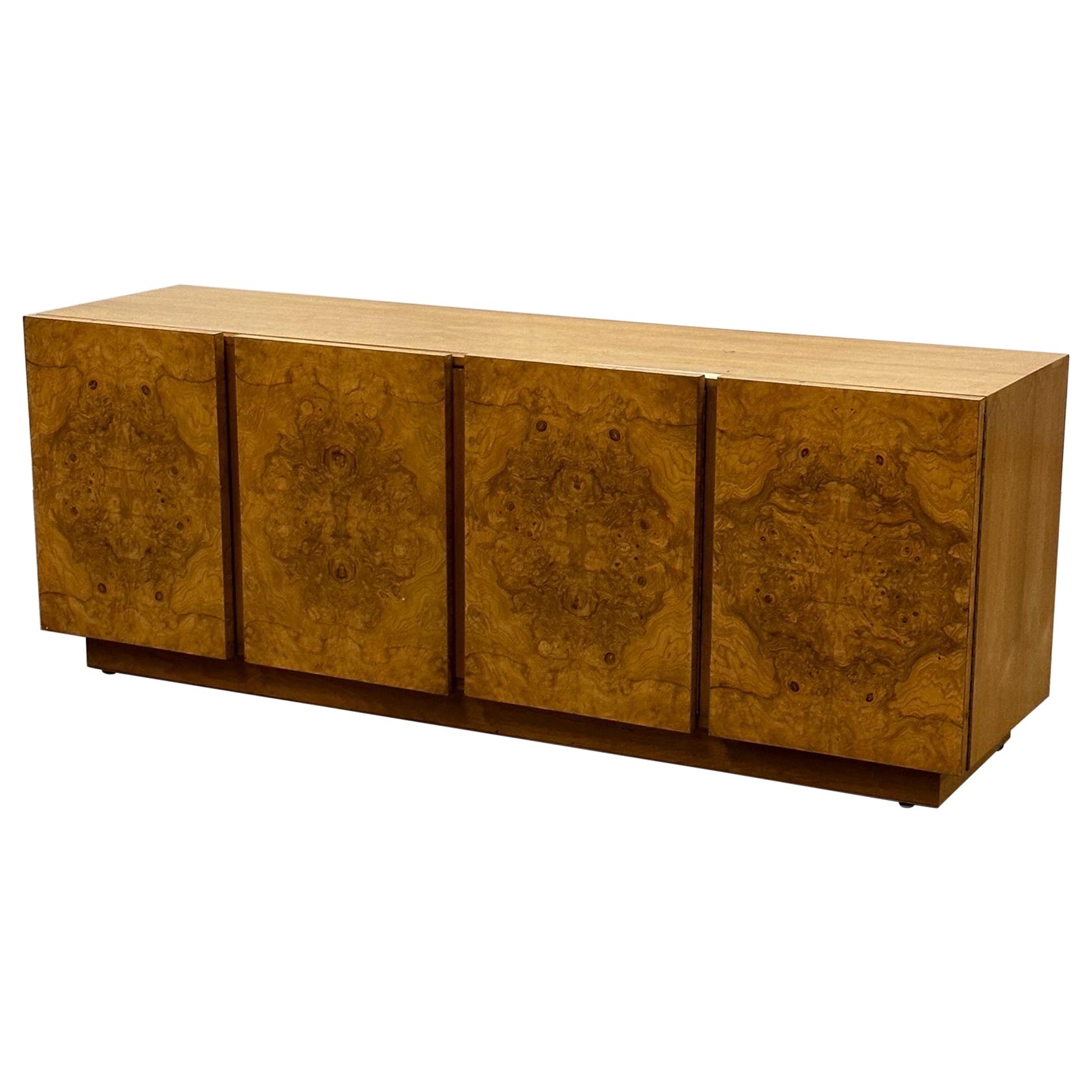 Burl Credenza/Sideboard by Lane For Sale