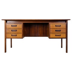 Used Danish Mid-Century Rosewood Desk by H. Sigh & Son