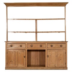 Antique Large 19thC English Pine Dresser