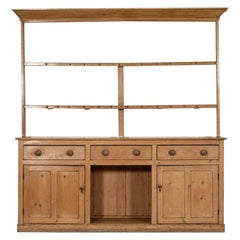 Large 19thC English Pine Dresser