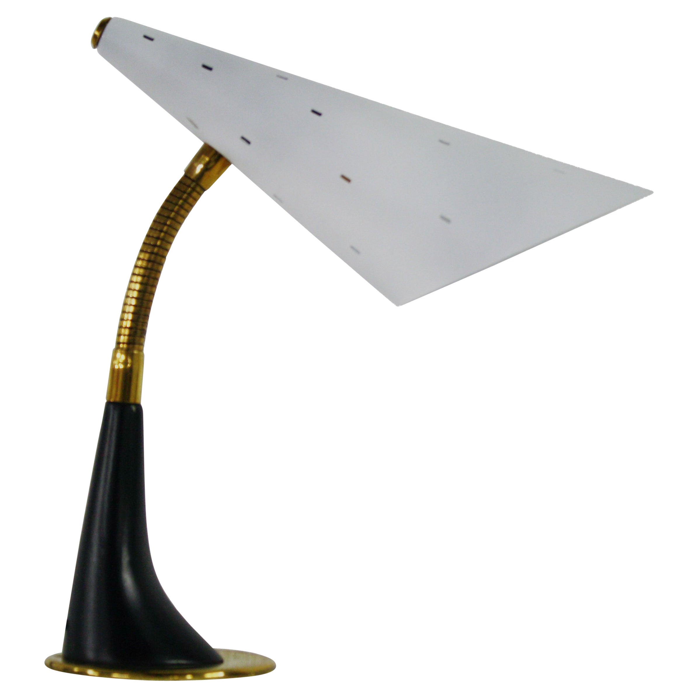 Lampe de table moderniste française 1950 en vente