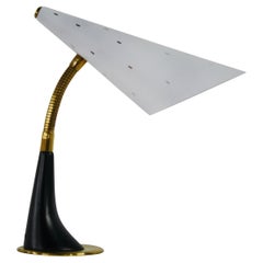 Vintage Modernist French Table Lamp 1950s