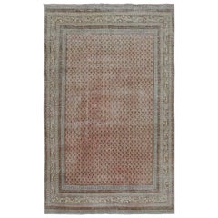 Vintage Tabriz rug with Beige, Brown and Blue Patterns by Rug & Kilim