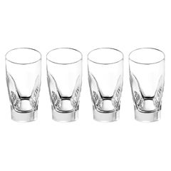 Conversazione Set of 4 Highball Glasses by Enzo Mari