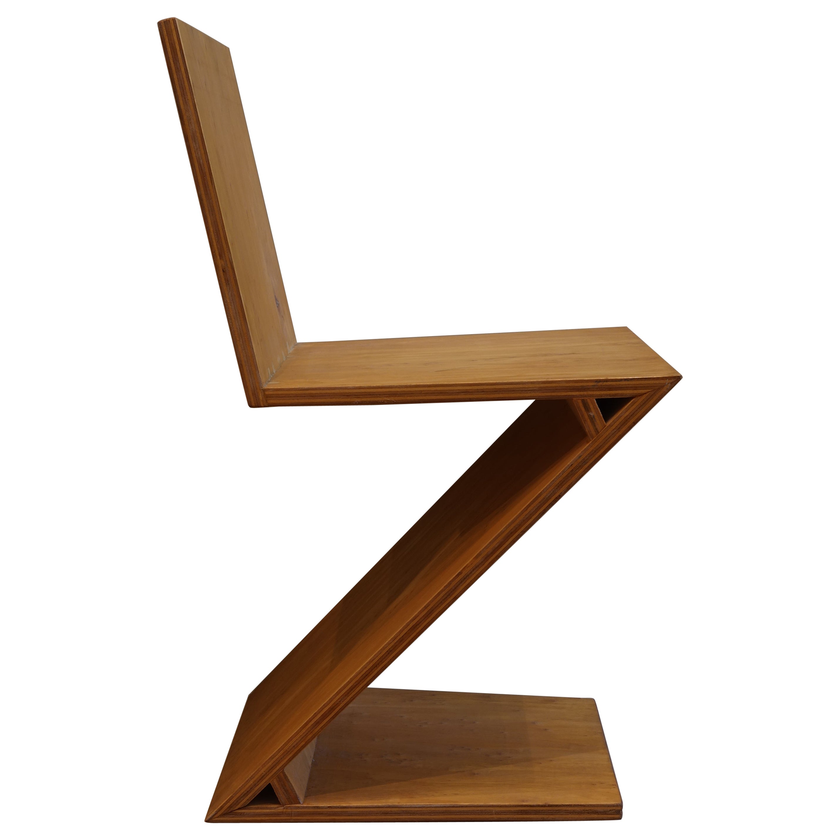 Der Prototyp des Zigzag-Stuhls – Niederlande, 1970